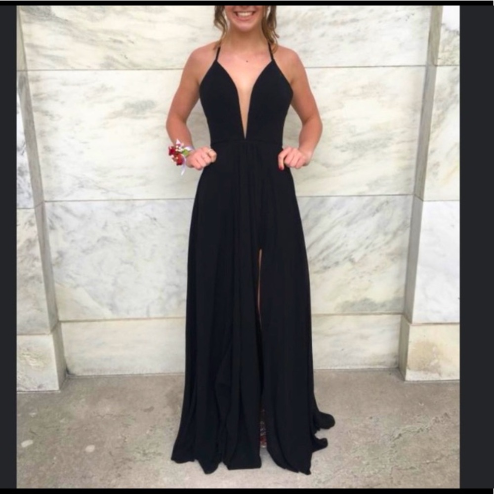 Black Faviana Prom dress